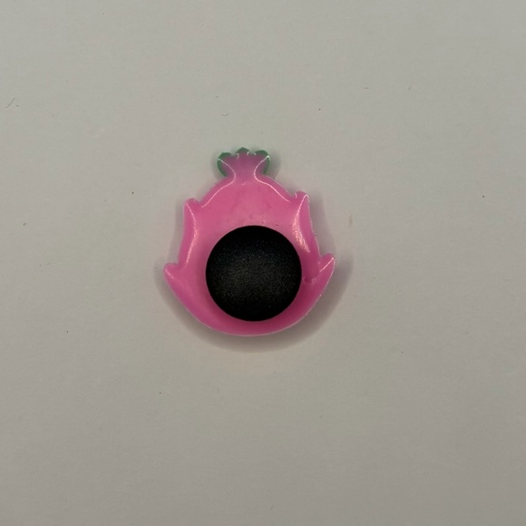 Dragonfruit Pink and Green Crocs Shoe Charm - Picture 3 of 5